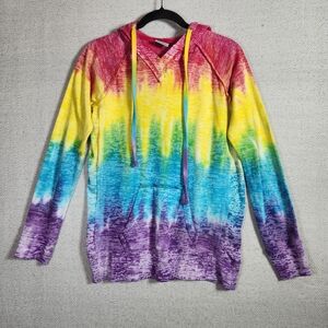 MV Sport Med Hoodie Vibrant Pink Yellow Green Blue Purple. Bright Colors